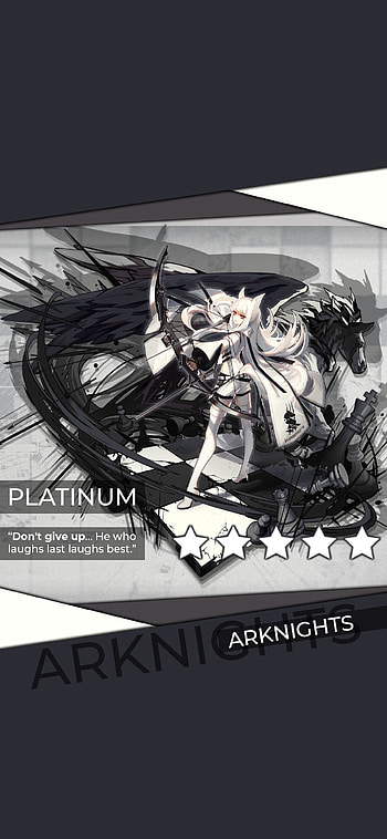 Platinum Mobile, video game, Arknights HD phone wallpaper