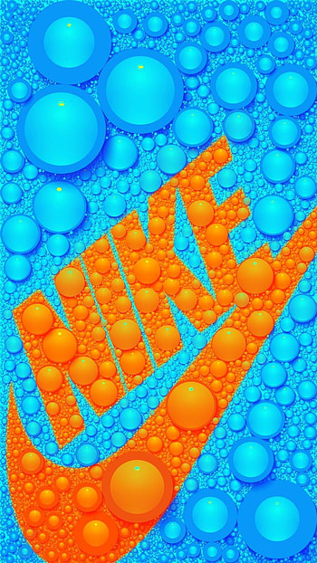 Nike, aqua, art HD phone wallpaper