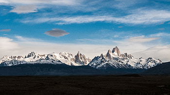 Landscape, Nature, Sky, Mountains, Vertex, Tops HD wallpaper