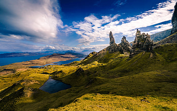The Old Man of Storr - Isle of Skye, landscape, nature, beauitful, scotland HD wallpaper