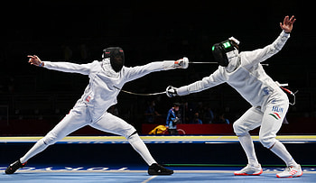 Tibor Andrasfi vs Ilian Bobrov, Fencing HD wallpaper