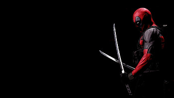 Deadpool Katana Black Background Â· Deadpool Shooting Soldiers. Deadpool With Katana HD wallpaper