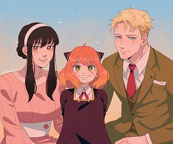 Anya Forger, Loid Forger & Yor Forger, Yor Forger, Loid Forger, Anya Forger, Anime, Spy x Family HD wallpaper