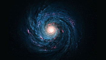Galaxy, Swirls HD wallpaper