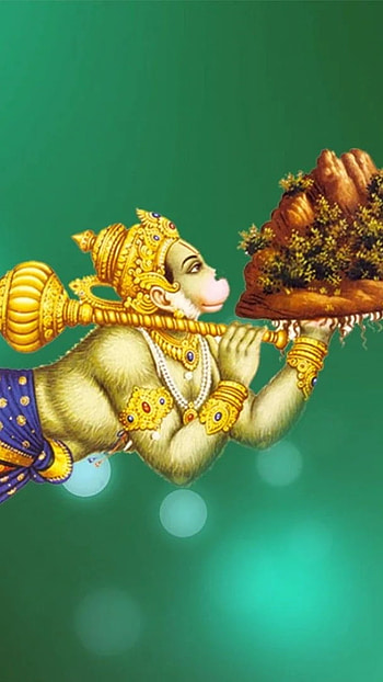 Hanuman, Sanjeevani Parvat HD phone wallpaper