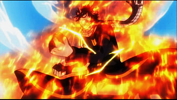 Natsu Dragon Form HD wallpaper