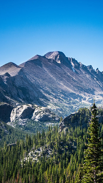 Rocky mountain , Top backgrounds, Nature's majesty, Digital art HD phone wallpaper