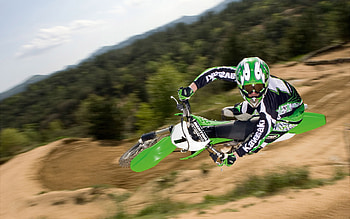 i see you, kawasaki, bikes, style, motocross, race HD wallpaper