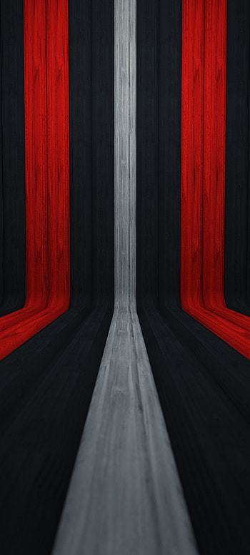 3D red black lines, , Geometric pattern HD phone wallpaper