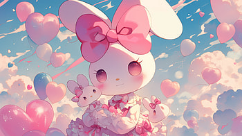 Kawaii My Melody, Anime, Onegai My Melody, My Melody (Onegai My Melody), kawaii HD wallpaper