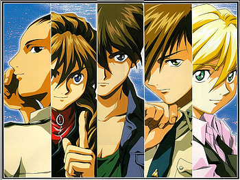 Gundam Wing: 5 pilots, 5, pilots, wing, gundam HD wallpaper