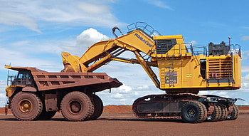 Excavator, Vehicles, Dump Truck, Komatsu Pc4000 HD wallpaper