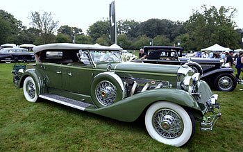 1932 Duesenberg J, Green, Duesenberg, Cars, 1932 HD wallpaper