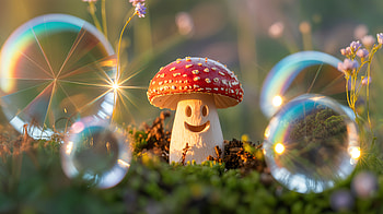 Mushroom HD wallpaper