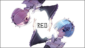 Rem (Re:zero), Anime, Re:zero Starting Life In Another World, Ram (Re:zero) HD wallpaper