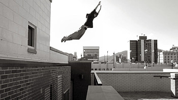 running, Parkour background, Christopher mercado, Extreme sport HD wallpaper