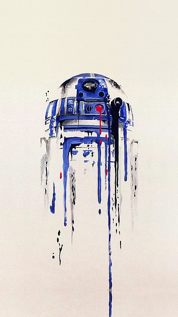 Minimal Painting Starwars Art Illustration. Great 6 plus . HD phone wallpaper