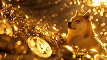 Humorous Doge Amidst Cryptocurrency Coins -, funny, doge, cryptocurrency HD wallpaper