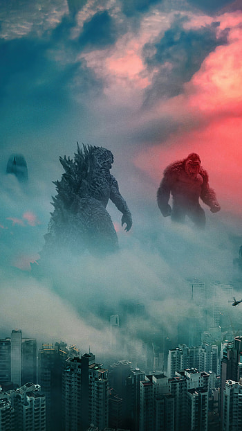 Godzilla vs Kong movie, , Sony Xperia, Cinematic visuals HD phone wallpaper
