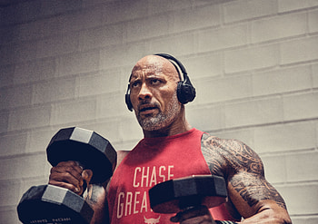 Dwayne Johnson, workout, 2019 HD wallpaper