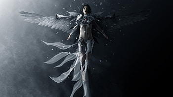 Fantasy - Angel Slave Man Woman Wings HD wallpaper