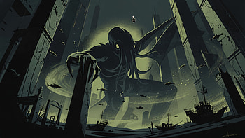 Cthulhu Ascendant —, Monster, Sea Monster HD wallpaper