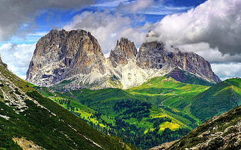 Dolomites , Stunning backgrounds, Majestic peaks, Natural beauty HD wallpaper