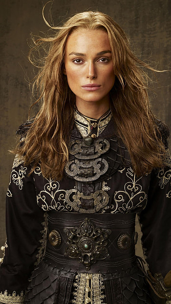 Keira Knightley, Pirates of the Caribbean, Elizabeth Swann, Backgrounds HD phone wallpaper