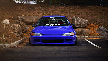 Honda Civic, Hellaflush HD wallpaper