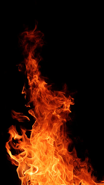 Fire, Red Fire Blaze HD phone wallpaper