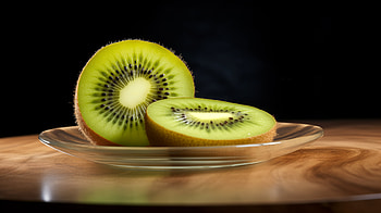 Kiwi - Fresh Sliced Kiwi Fruit Background, food, kiwi HD wallpaper
