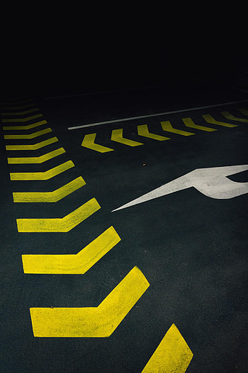 Miscellanea, Miscellaneous, Markup, Asphalt, Pointer, Arrows HD phone wallpaper