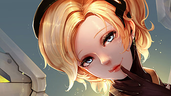 Mercy Overwatch Artistic Artwork, mercy-overwatch, overwatch, games, xbox-games, ps-games, pc-games, artist, artwork, digital-art, fantasy HD wallpaper
