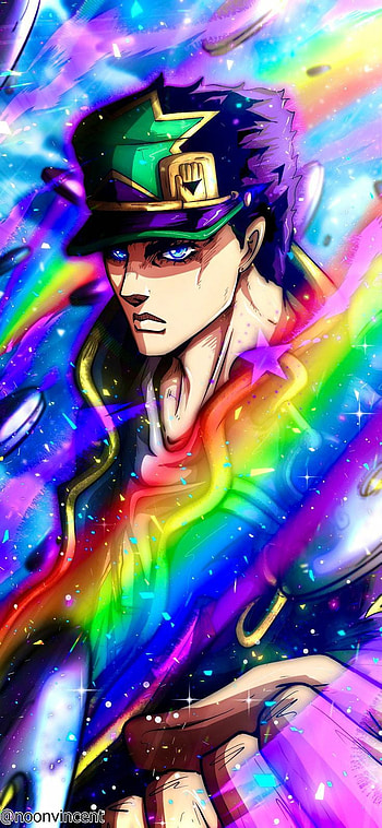 Jotaro, magenta, art HD phone wallpaper