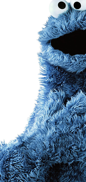 Cookie Monster, Galaxy S10, Hunger, Whimsical hole punch HD phone wallpaper