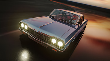 Assetto Corsa Chevrolet Impala Willow Springs, video game, Willow Springs, Assetto Corsa HD wallpaper