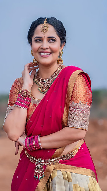 Anusuya Bharadwaj, telugu anchor HD phone wallpaper
