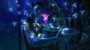 Avatar, Sci-fi battles, Futuristic technology, Otherworldly setting HD wallpaper