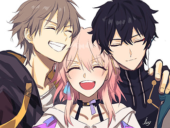 Honkai: Star Rail – Dan Heng & March 7th's Joyful Moment, Dan Heng, March 7th (Honkai: Star Rail), video game, Honkai: Star Rail HD wallpaper