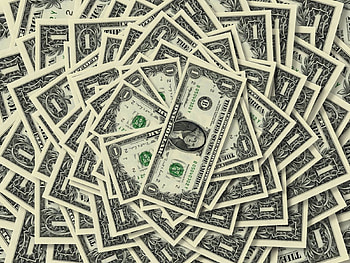 Background, Money, Miscellanea, Miscellaneous, Number, Banknotes, Bills, One, Dollar, Quantity, Dignity HD wallpaper