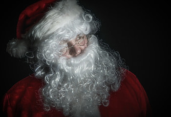 Santa Claus, white, black, craciun, man, old, christmas, red, male, santa HD wallpaper