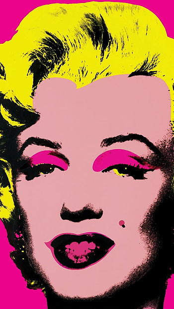 P O P, Marilyn Monroe Warhol HD phone wallpaper