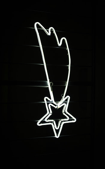 Dark, Miscellanea, Miscellaneous, Neon, Star HD phone wallpaper