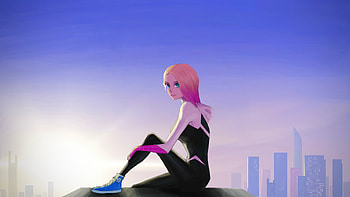 Gwen Stacy Fury, gwen-stacy, superheroes, artwork, digital-art, art, artstation HD wallpaper