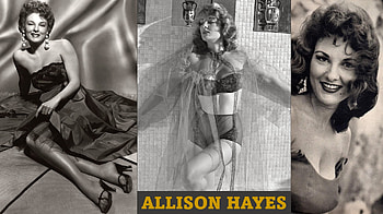 Hollywood Legend Allison Hayes, heels, legs, Allison Hayes HD wallpaper