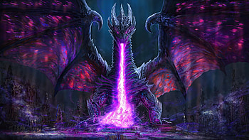 Powerful dragons, Mythical creatures, Regal presence, Majestic beings HD wallpaper