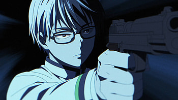 KILL BLUE: Juuzou's Aim | Blue Bullet: Juuzou | Juuzou Ougami — Blue Trigger, Anime HD wallpaper