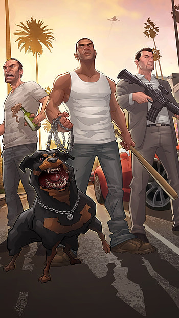 GTA 5, GTA 5 Video Game HD phone wallpaper