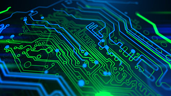 Neon, Abstract, Chip, Scheme HD wallpaper