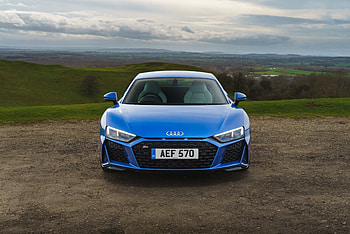 Blue, Audi R8 V10, car HD wallpaper